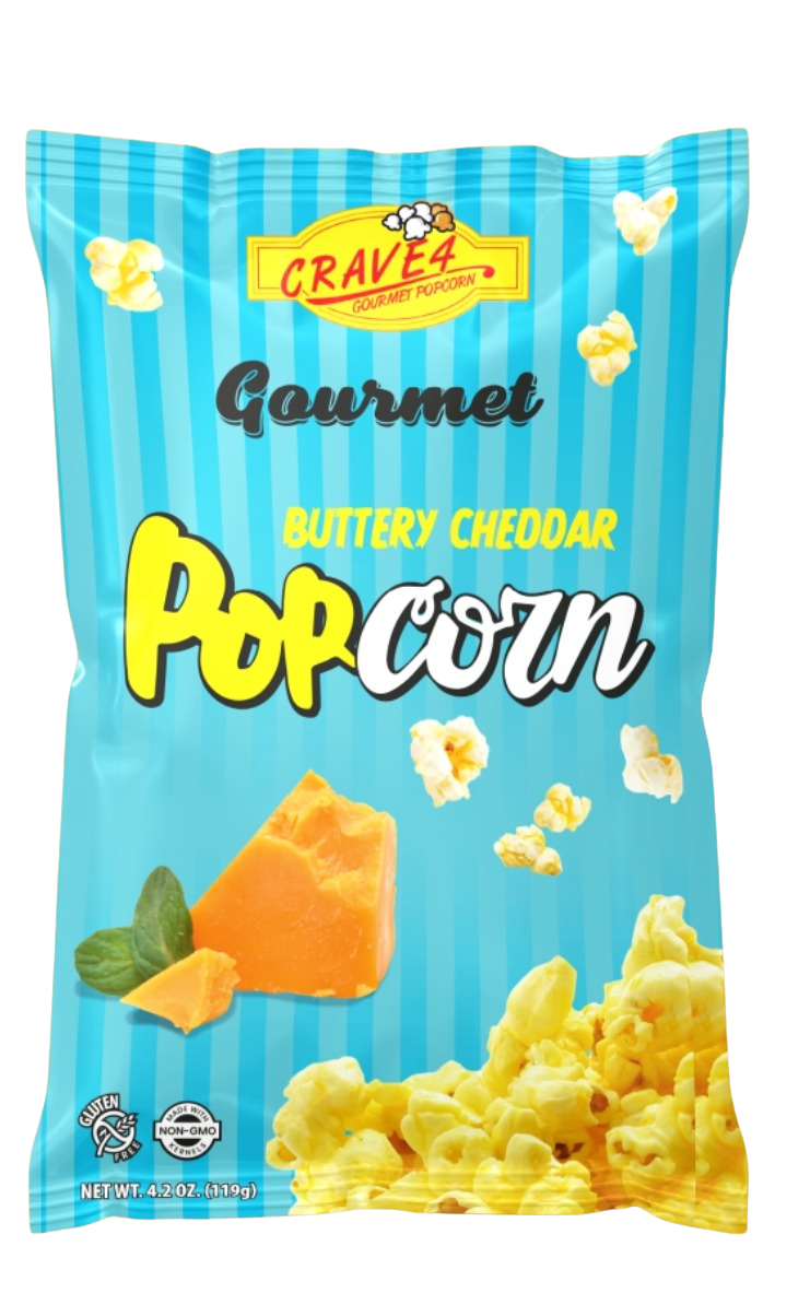 Buttery Cheddar Popcorn Bag