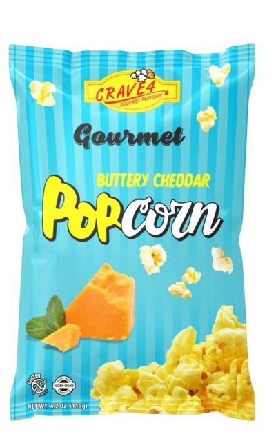 Buttery Cheddar Popcorn Bag