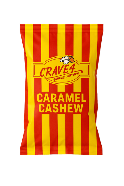 Caramel Cashew Popcorn Bag