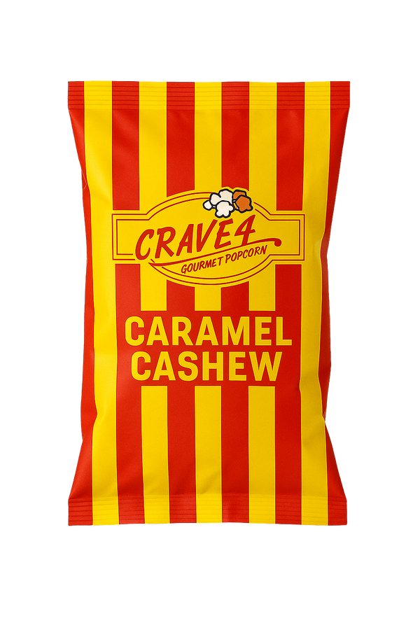 Caramel Cashew Popcorn Bag