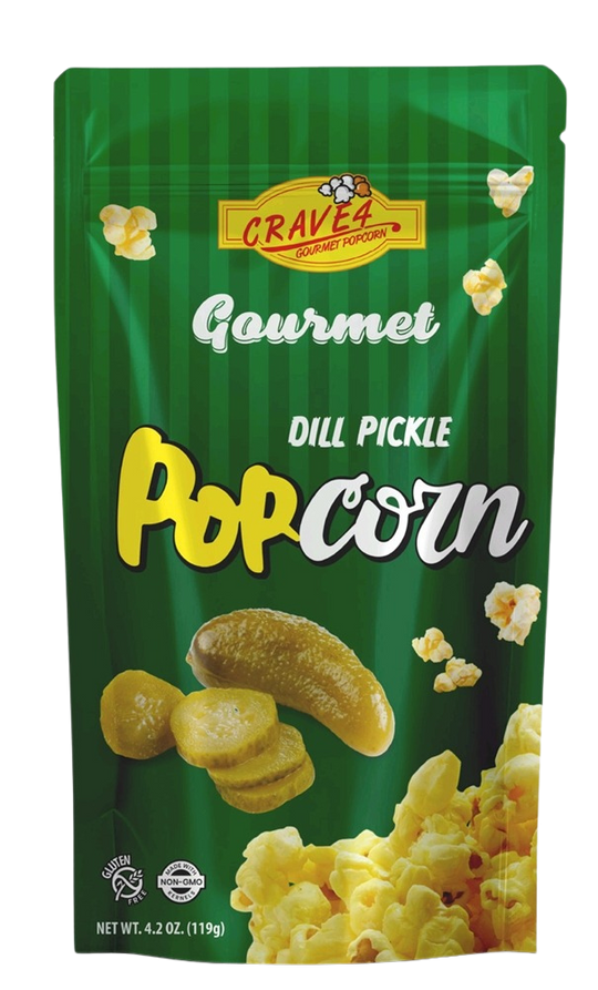 Crave4 Gourmet Popcorn Dill Popcorn Bag – Memphis TN – Ships Nationwide