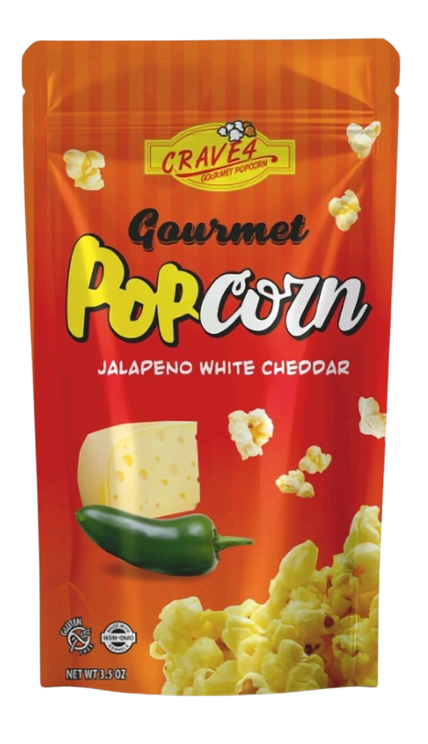 Jalapeno White Cheddar Popcorn Bag