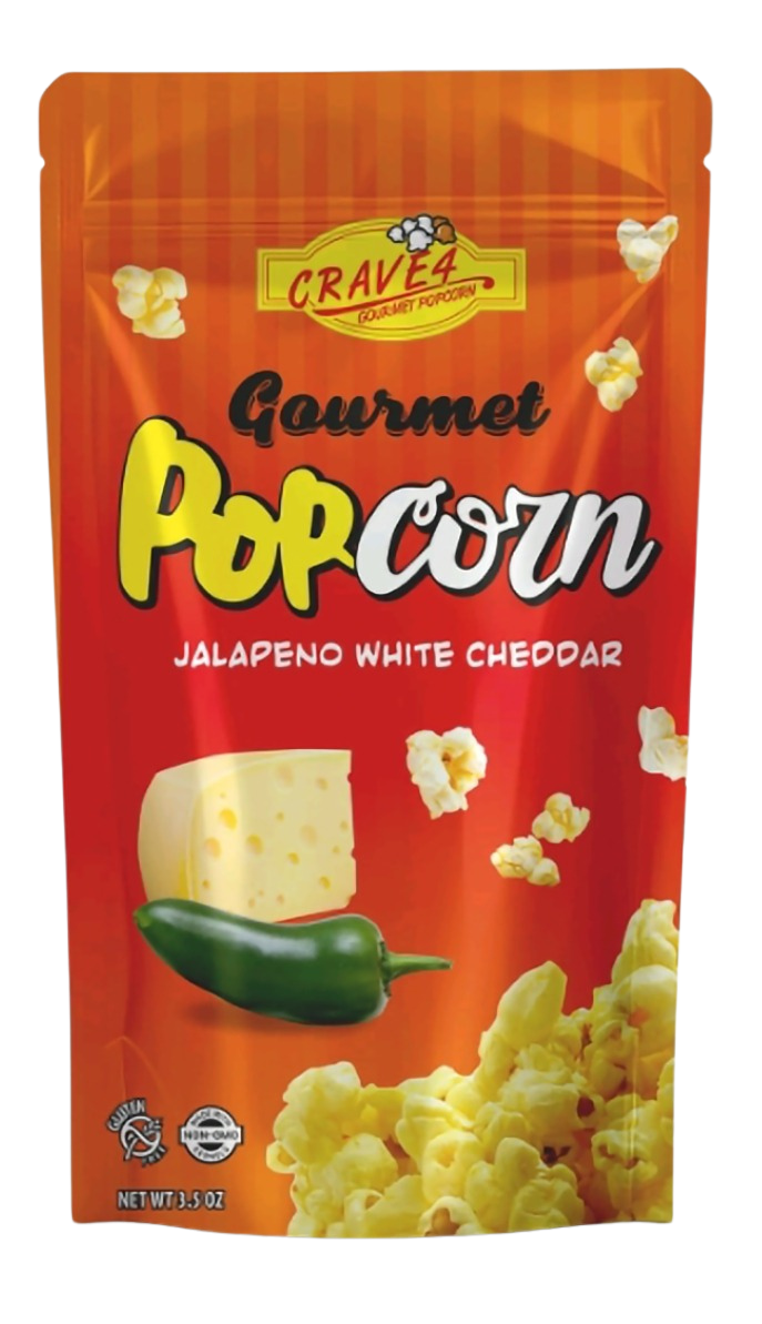 Jalapeno White Cheddar Popcorn Bag